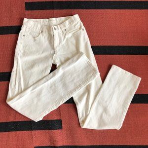 Paper, Denim & Cloth Sienna low rise straight white jeans
